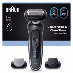 Braun Series 6 62-G1650s Rasoio Trimmer Nero - Vista aggiuntiva 2