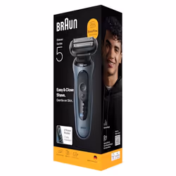 Braun Series 5 52-A1000s Rasoio Blu - Vista aggiuntiva 2