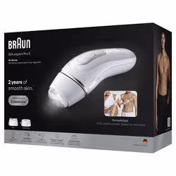 Braun Silk-Expert Pro 5 Silk·expert Pro 5, Epilatore A Luce Pulsata, 2 Testine, Custodia E Rasoio Gillette Venus, PL5234 - Vista aggiuntiva 4