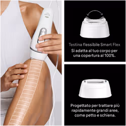 Braun Silk-Expert Pro 5 Silk·expert Pro 5, Epilatore A Luce Pulsata, 2 Testine, Custodia E Rasoio Gillette Venus, PL5234 - Vista aggiuntiva 8