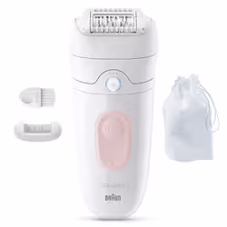 Braun Silk·épil 5, Wet & Dry Epilator, Lasting Smooth Skin, 5-011, Flamingo Pink - Vista aggiuntiva 2