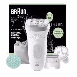 Braun Silk-épil 7 Silk·épil 7 SkinSpa 7-081 40 pinzette Bianco - Vista aggiuntiva 2
