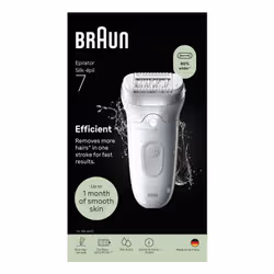 Braun Silk-épil 7 Silk-epil 7 SE7-000 40 pinzette Argento - Vista aggiuntiva 3