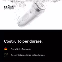 Braun 8700216963503 epilatore Bianco - Vista aggiuntiva 7