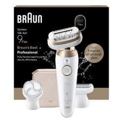 Braun Silk-épil 9-060 3D 40 pinzette Oro, Bianco