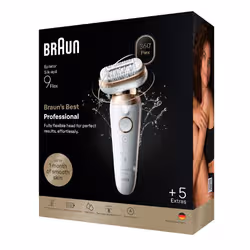 Braun Silk-épil 9-060 3D 40 pinzette Oro, Bianco - Vista aggiuntiva 3