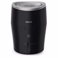 Philips 2000 series Umidificatore d'aria serie 2000 HU4813/10, Nero, Argento, Nero, Plastica, 1,6 m, 1,6 m, 220 V