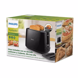 Philips Daily Collection HD2582/90 tostapane 8 2 fetta/e 830 W Nero - Vista aggiuntiva 2