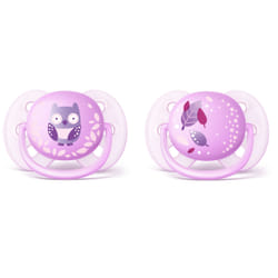 Philips AVENT Ciuccio ultra soft morbido e flessibile 0-6 mesi