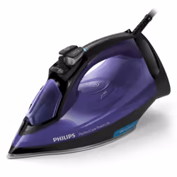 Philips PerfectCare Ferro da stiro a vapore GC3925/30, Ferro a vapore, SteamGlide Plus, 180 g/min, Nero, Viola, 45 g/min, 0,3 ...