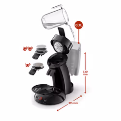 Senseo Original HD6554/68 macchina per caffè Macchina per caffè a cialde 0,7 L