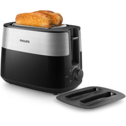 Philips Daily Collection HD2517/90 tostapane 8 2 fetta/e 830 W Nero, Argento