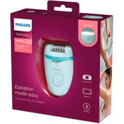 Philips Satinelle Essential Epilatore compatto con filo e Opti-light - Vista aggiuntiva 4