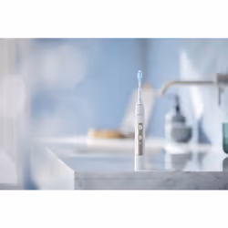 Philips ExpertClean 7300 Sonicare Spazzolini Elettrici Sonici con App, con custodia da viaggio, confezione da 2 Spazzolini Bianchi HX9611/19 - Vista aggiuntiva 4