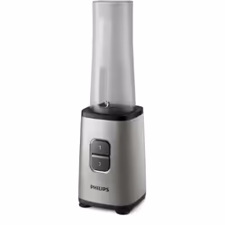 Philips Daily Collection Mini frullatore HR2600/80, Frullatore da tavolo, 0,7 L, Tritaghiaccio, 0,85 m, 350 W, Grigio