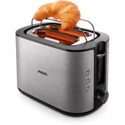 Philips Viva Collection HD2650/90 Tostapane - 2 fette, fessura ampia, metallo - Vista aggiuntiva 4