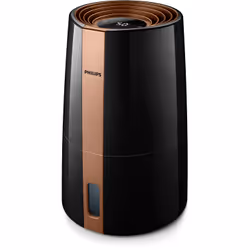 Philips 3000 series Umidificatore d'aria Serie 3000 HU3918/10, Nero, Oro, Nero, Oro, Plastica, LED, AC, 2,61 kg
