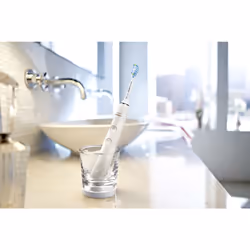Philips Sonicare Diamond Clean 9000 Spazzolino Elettrico Sonico Bianco con App, con custodia da viaggio HX9913/17 - Vista aggiuntiva 4