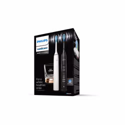Philips DiamondClean 9000 Sonicare Spazzolini Elettrici Sonici con App, confezione da 1 Spazzolino Bianco e 1 Spazzolino Nero HX9914/57 - Vista aggiuntiva 5
