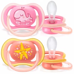 Philips AVENT ultra air SCF085/04 tettarella, Ortodontico, Silicone, Bambino/Bambina, Parti lavabili in lavastoviglie
