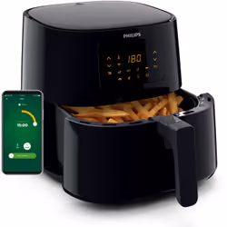 Philips Essential 3000 Serie XL Connesso HD9280/90 Airfryer, 6.2L, Friggitrice 14-in-1, App per ricette - Vista aggiuntiva 4