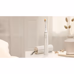 Philips DiamondClean Prestige 9900 Sonicare Spazzolino Elettrico Sonico con SenseIQ e App, con custodia da Viaggio, colorazione Champagne HX9992/11 - Vista aggiuntiva 4
