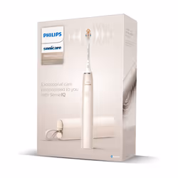 Philips DiamondClean Prestige 9900 Sonicare Spazzolino Elettrico Sonico con SenseIQ e App, con custodia da Viaggio, colorazione Champagne HX9992/11 - Vista aggiuntiva 7