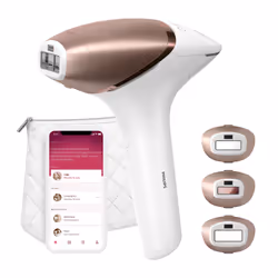 Philips Lumea Prestige 9000 Series Epilatore a luce pulsata con tecnologia SenseIQ, 3 Accessori Per Corpo, Viso e di precisione, Utilizzo Senza Filo BRI955/00 - Vista aggiuntiva 2