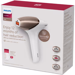 Philips Lumea Prestige 9000 Series Epilatore a luce pulsata con tecnologia SenseIQ, 3 Accessori Per Corpo, Viso e di precisione, Utilizzo Senza Filo BRI955/00 - Vista aggiuntiva 3
