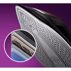 Philips PSG8130/80 ferro da stiro a caldaia 2700 W 1,8 L Piastra soletta SteamGlide Elite Nero, Oro - Vista aggiuntiva 5