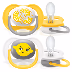 Philips AVENT SCF080/03 Ciuccio ultra air, Ciuccio classico, Ortodontico, Silicone, Bambino/Bambina, Parti lavabili in lavast ...