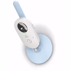 Philips SCD835/52 monitor video per bambino 300 m FHSS Blu, Bianco - Vista aggiuntiva 4