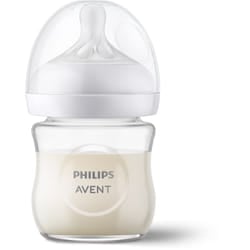 Philips AVENT Natural Response SCY930/01 Biberon in Vetro 120ml, Tettarella 0m+