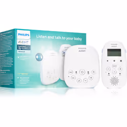 Philips AVENT SCD715/52, Babyfono DECT, 330 m, 330 m, Blu, Bianco, Batteria, Batteria