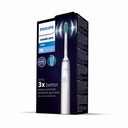 Philips 3100 series Sonicare Spazzolino Elettrico Sonico Bianco HX3671/13 - Vista aggiuntiva 6