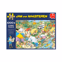 Jan van Haasteren - Camping In The Forest (1000 Pezzi), 1000 pz, Fumetti, 12 anno/i