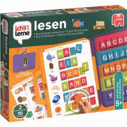 I learn Ich Lerne - Lesen, 5 anno/i, Cartoncino, Plastica, Multicolore