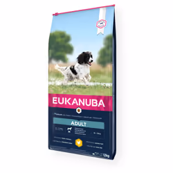 Eukanuba 8710255119793, Adulto, Medio (11 - 25 kg), Pollo, 12 kg