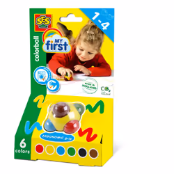 SES Creative My First Colorball, 1 anno/i, Multicolore