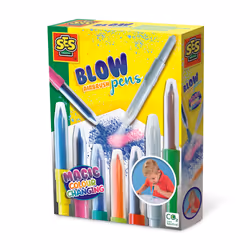 SES Creative Blow airbrush pens - Magico effetto di cambio di colore, Kit per la pittura e la fusione per bambini, 5 anno/i, ...