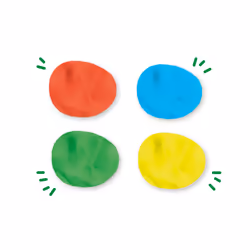 SES Creative Plastilina Feel good - Pure (4x90gr) - Vista aggiuntiva 4