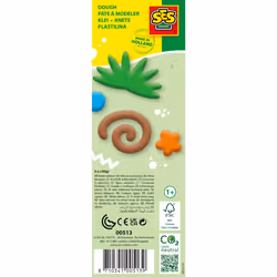 SES Creative Plastilina Feel good - Nature (4x90gr) - Vista aggiuntiva 3