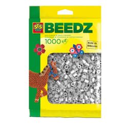 SES Creative Beedz Confezione di 1000 perline grigie da stirare per bambini