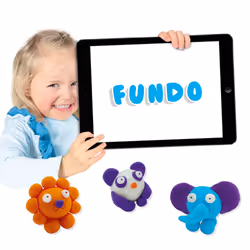 SES Creative 00813 composto per ceramica e modellazione Pasta modellabile 310 g Blu, Arancione, Viola, Bianco 4 pz - Vista aggiuntiva 5