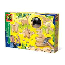 SES Creative Set di falegnameria - Dinosauri