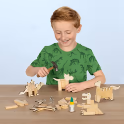 SES Creative Set di falegnameria - Dinosauri