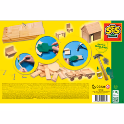 SES Creative Set di falegnameria per bambini