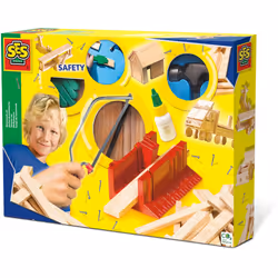 SES Creative Set di falegnameria per bambini de Luxe, Kit da artigianato per bambini, 5 anno/i, Legno, 1 pz, 850 g