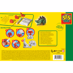 SES Creative Set per modellare e dipingere dinosauri per bambini - Vista aggiuntiva 5
