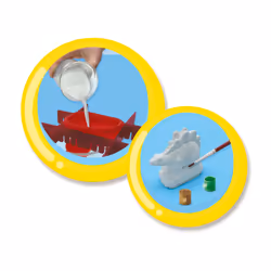SES Creative Set per modellare e dipingere dinosauri per bambini - Vista aggiuntiva 7